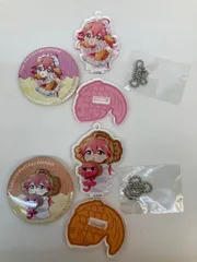 【広店】さくらみこ 鳴門鯛焼本舗 第1弾 2柄 ミニキャラ アクリルスタンド 缶バッジ　セット【718-3270】