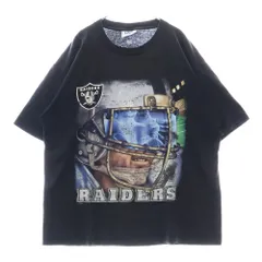 VINTAGE (ヴィンテージ) 90s RAIDERS レイダース Tシャツ 半袖カットソー ブラック
