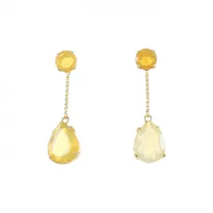 K18YG オパール ピアス 1.40CT