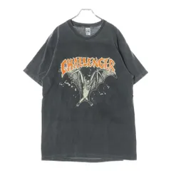 CHALLENGER (チャレンジャー) S/S BAT TEE プリントデザイン 半袖Tシャツ カットソー グレー
