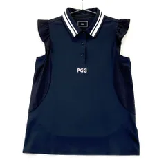 サイズ：00 PGG PEARLY GATES パーリーゲイツ  半袖ポロシャツ  ネイビー系 [240101572177] ゴルフウェア レディース ストスト