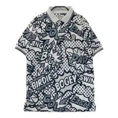 サイズ：4 JACK BUNNY ジャックバニー  半袖ポロシャツ 総柄 ホワイト系 [240101580628] ゴルフウェア メンズ ストスト