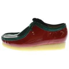 SUPREME (シュプリーム) 24SS ×Clarks Patent Leather Wallabee クラークス パテントレザーワラビー ローカットシューズ レッド/グリーン US8/26cm
