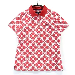 サイズ：L CALLAWAY キャロウェイ  半袖ポロシャツ 花柄 レッド系 [240101589229] ゴルフウェア レディース ストスト