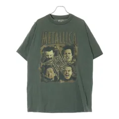 VINTAGE (ヴィンテージ) 00S METALLICA メタリカ プリント 半袖Tシャツ カットソー カーキ