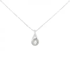 4゜C アクアマリン ネックレス