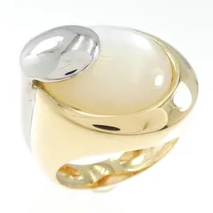 750YG/750WG マザーオブパール リング