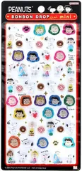 ミニ スヌーピー＆フレンズ S8815143 サンスター文具 スヌーピー グッズ ボンボンドロップシール 新潟倉庫