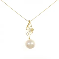 純金/K18 マベパール ネックレス 15.6mm