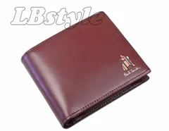 ポールスミス　財布　メンズ　ポールスミス　メンズ　財布　paulsmith　メンズ　マーケトリSTR牛革　二つ折り財布　ポール・スミス　小銭入れ付き　紳士財布　ポールスミス