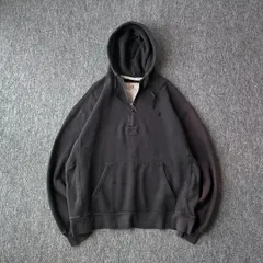 Champion　ハーフジップフーディ　XL　フェード　ヴィンテージデザイン