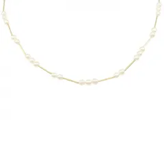 K18YG 淡水パール ネックレス