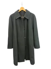 ▪︎VESTINA ヴェスティナ 東京スタイル カシミヤ100% ロングコート 9号 比翼仕立て ブラック 黒 上質