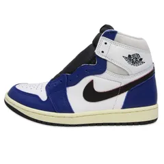 未使用 NIKE ナイキ 26.5cm AIR JORDAN 1 RETRO HIGH OG DZ5485-100 エアジョーダン1 ハイカット ブラッシュオフ加工 白  18001491