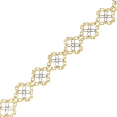 K18vintage金刻印750スタイリッシュ繊細喜平ブレスレット18cm約6g