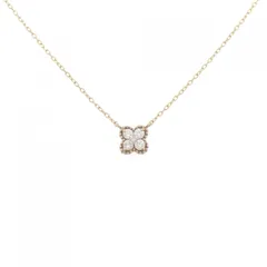 ヴァンドーム フラワー ダイヤモンド ネックレス 0.12CT