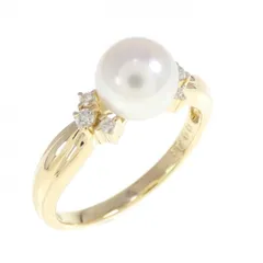 K18YG アコヤパール リング 6.5mm