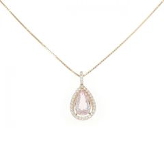 1.7cm×1.3cm3.54ctモルガナイト ダイヤ0.9ct Ptネックレス - メルカリ