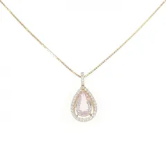 K18PG モルガナイト ネックレス 1.07CT