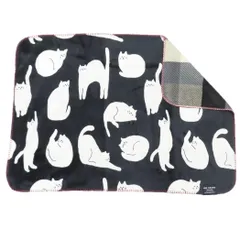 フレンズヒル リバーシブルブランケット キッサキャット ダークグレイ BW-171-424