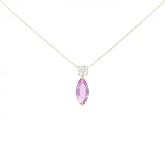 K18YG サファイヤ ネックレス 0.95CT