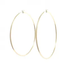 K18YG フープ ピアス