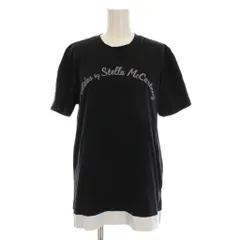 アディダス バイ ステラマッカートニー adidas by Stella McCartney Tシャツ カットソー 半袖 M 黒 ブラック FS7575 /YM