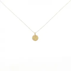 K18YG イニシャルK ダイヤモンド ネックレス
