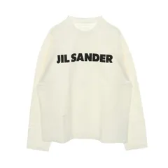 ジルサンダー JIL SANDER カットソー ロゴプリント コットン Tシャツ メンズ Used A