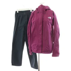 ザノースフェイス THE NORTH FACE HYVENT RAINTEX セットアップ マウンテンパーカー パンツ ナイロン L ピンク 紺 ネイビー NPW11816 /AN30 ■MU