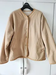 ベージュ色 덤블 アウター リバーシブル