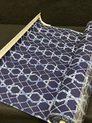 【 反物  /  着物 】生地 巻物 ハンドメイド リメイク 紺色 東京本染