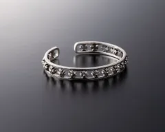 バングル ブレスレット シルバー925 メンズ レディース フローラル ゴシック バイカー系 高品質 新品 925刻印 126