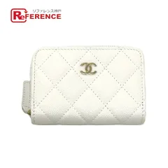 CHANEL シャネル コインケース ココマーク AP0216 キャビアスキン ホワイト