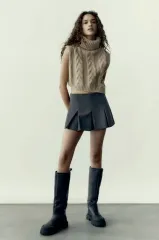 ザラ プリーツ スカート パンツ XS