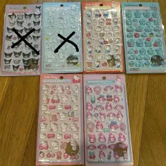 サンリオ ボンボンステッカー シナモロール ハローキティ ハンギョドン マイメロディ クロミ