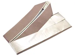 着物美人 送料込み 重ね襟 くすみ 正絹 伊達襟 重ね衿 掛け襟 襟 振袖重ね襟 成人式重ね襟 重ね襟小豆 重ね襟ラメ 成人式 結婚式 入学 卒業式 振袖 訪問着 附下 色無地 着物 4way 【 黄橡 金 ラメ 両面 】m339022E10