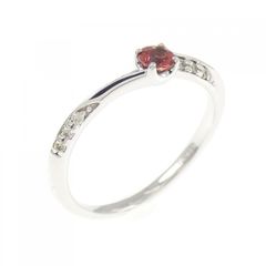 新品K10WGガーネット0.016ct ダイヤモンドリング 12号 誕生日石 - メルカリ