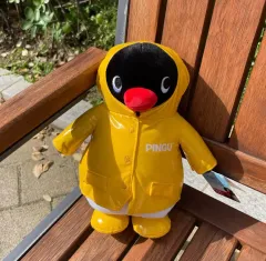 (新品/正規品) PINGU レインコート 中型人形 ペンギン 27cm