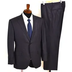DAKS LONDON 2つボタン シングルスーツ M AB4 ダークグレー 袖口4つ釦 開き見せ SR-DD-HM-00703 夏物 春夏 薄手 5XL021 【送料無料】【中古】【メンズビジネス】202512のサムネイル