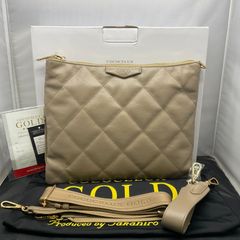 COCOCELUX GOLD オレンジ トートバッグ オールレザー - メルカリ