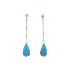 K18PG ターコイズ ピアス