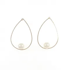 K10YG 淡水パール ピアス