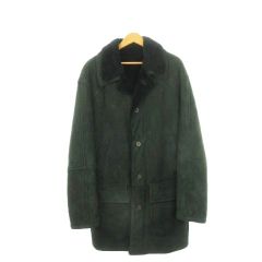 トムフォード TOM FORD フーデッド ムートン コート シープ レザー