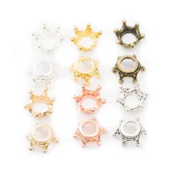 チャーム 王冠 ハンドメイド チャーム アクセサリー パーツ手芸材料ブレスレット UVレジン 製作手作り素材(皇冠60枚)
