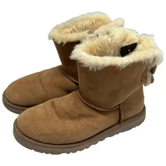 UGG (アグ) ★ ③ 1006057 UGG MINI BAILEY BOW II レディース ベージュ 25.0cm