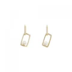 K10YG 淡水パール ピアス