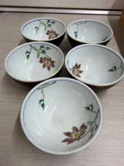 【✨未使用品✨】九谷焼 湯呑み5客セット 箱付き