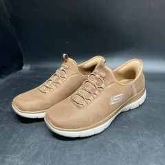 K0072 美品 SKECHERS スリップインズ　ブラウン 24.5センチ
