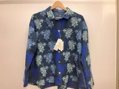 Cotton House Aya コットンハウスアヤ 長袖ブラウス　LMCB05169-1AM ラズリーの花束 Mサイズ
